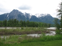 The mountains near Ksan